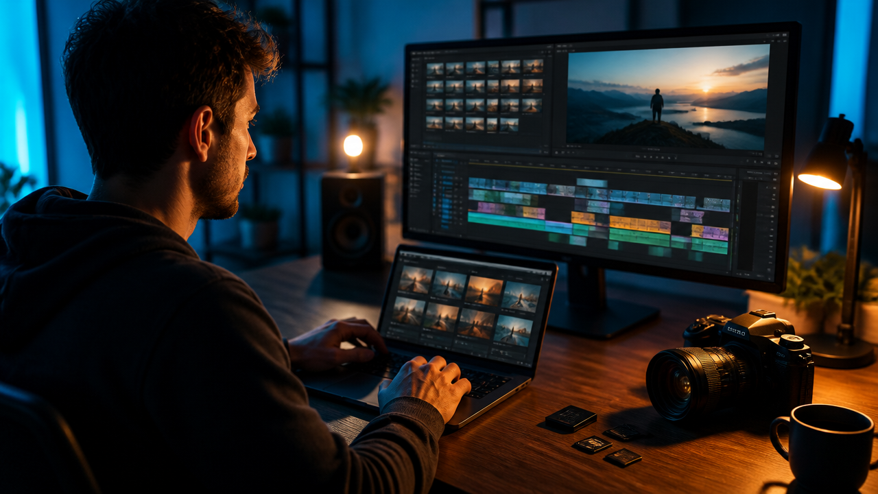 De clips sin editar a historias terminadas: Flujos de trabajo optimizados para copilotos de edición de vídeo con IA