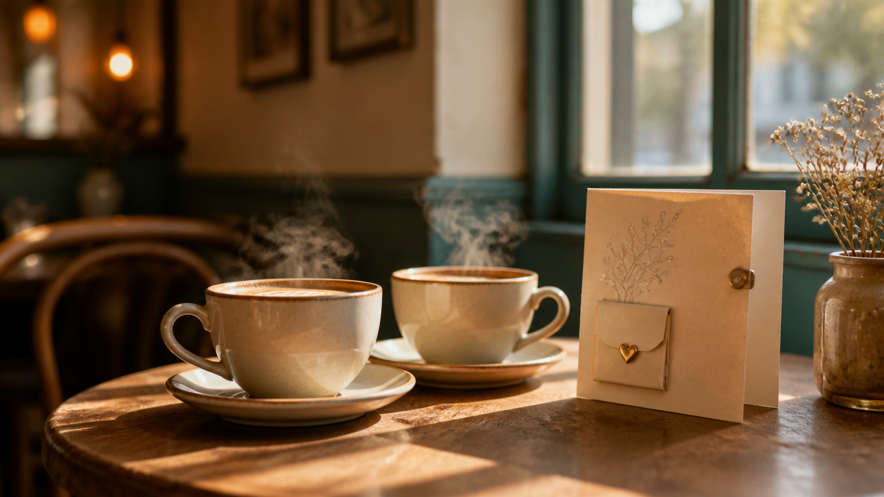 Coffee Date Greeting Cards: Sweet Interactive Ways to Ask “Free Sometime?”