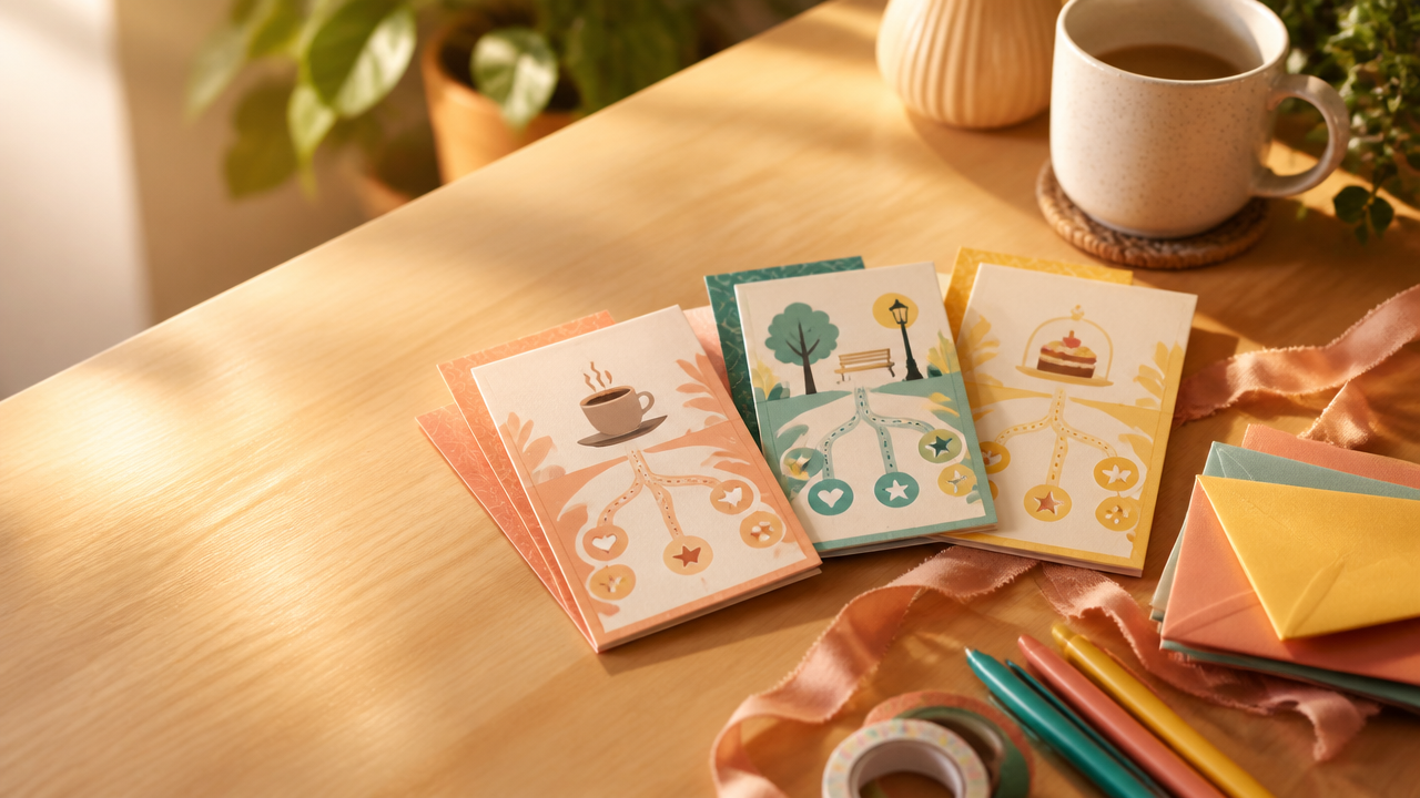 Choose-Your-Adventure Greeting Cards for Plans That Feel Easy to Say Yes To